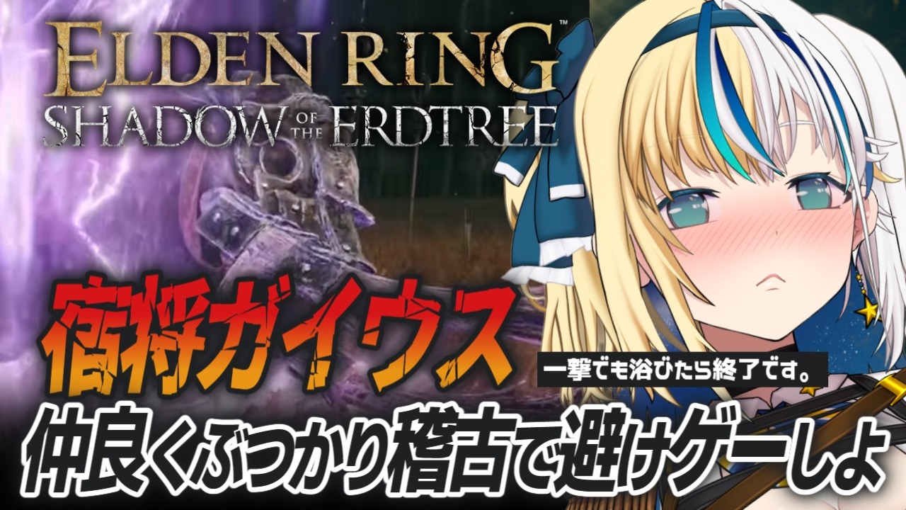 【 #ELDENRING 】ぺらぺらなDLC！宿将ガイウスと当たり稽古【#ほしより / Vtuber】