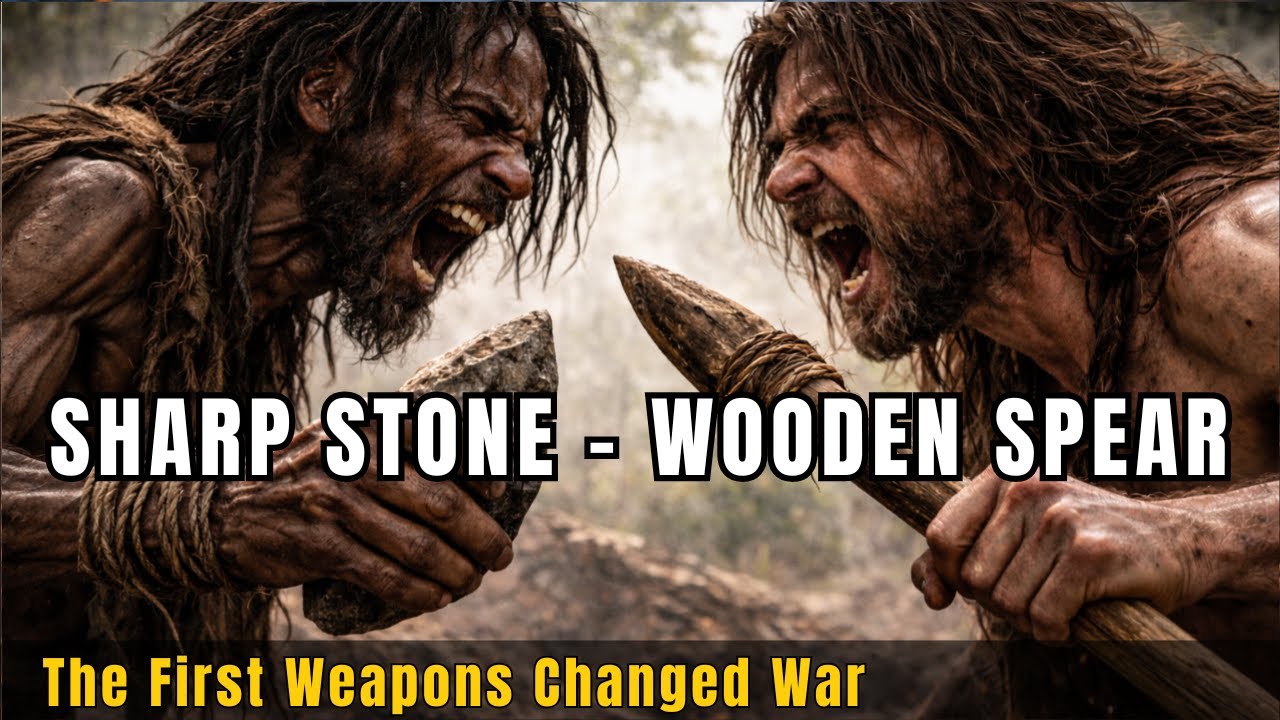 Sharp Stone &ndash; Wooden Spear: The First Weapons That Changed the Rules of War