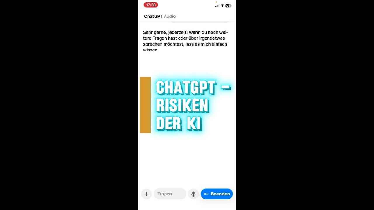 ChatGPT über Risiken der KI