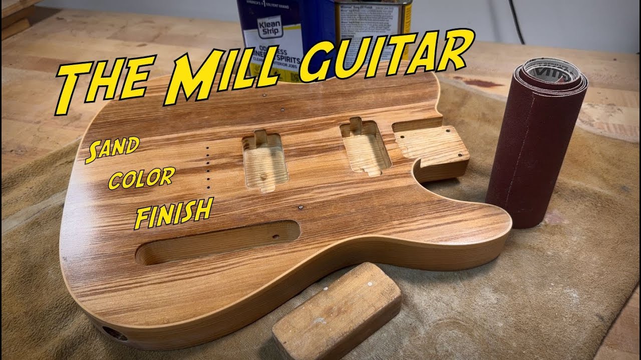 Отделка гитары Mill Guitar Sand Color