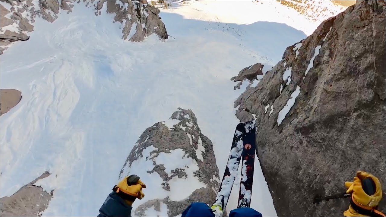 Skiing Mammoth Mountain Steeps w/Icy Conditions 🙃