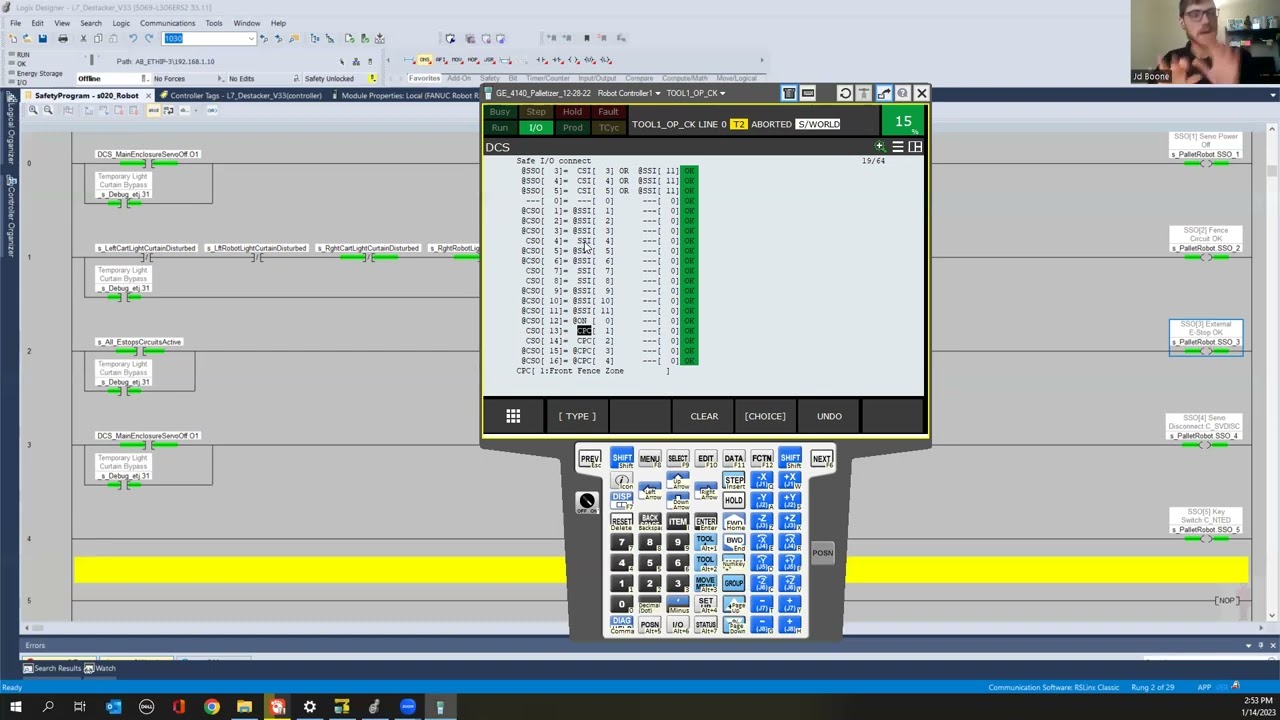 Fanuc Robotics Safe IO DCS