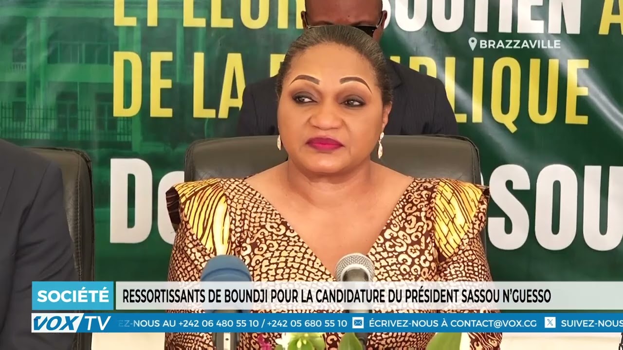 Les Ressortissants de Boundji Appuient la Candidature du Président Sassou N'Guesso