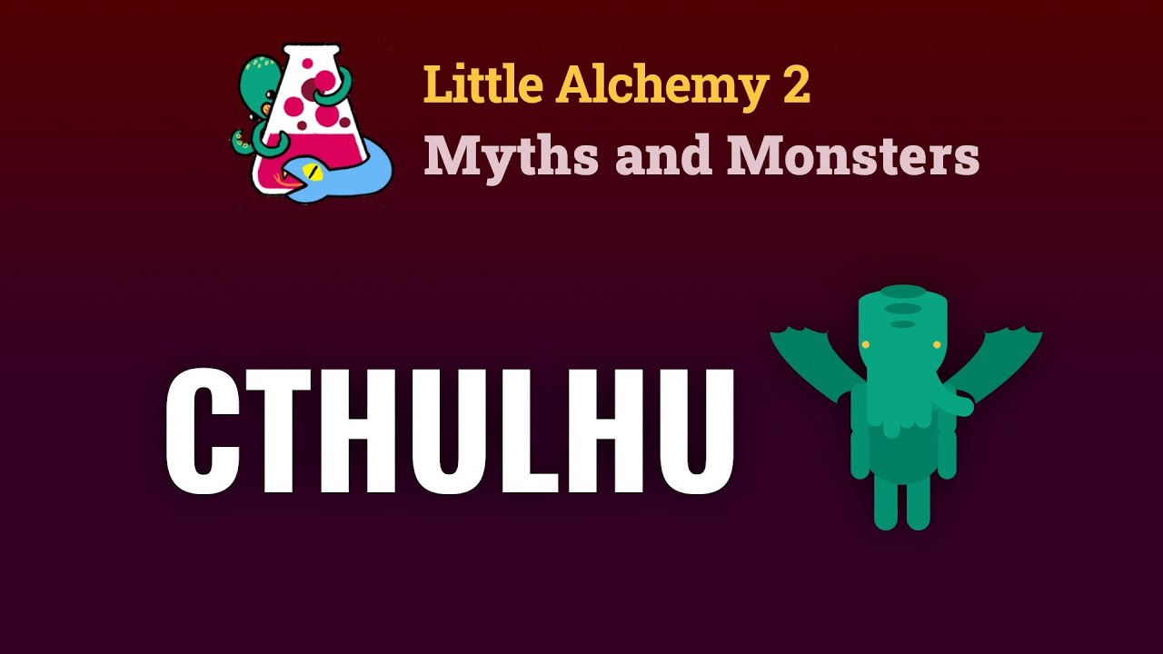 How To Make CTHULHU In Little Alchemy 2 Myths and Monsters