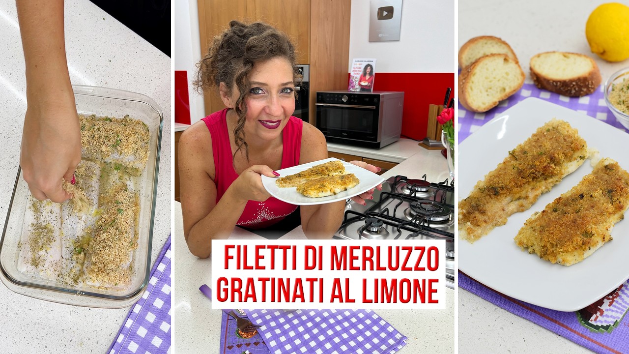 Filetti di merluzzo gratinati al limone: ricetta facile, veloce e leggera!