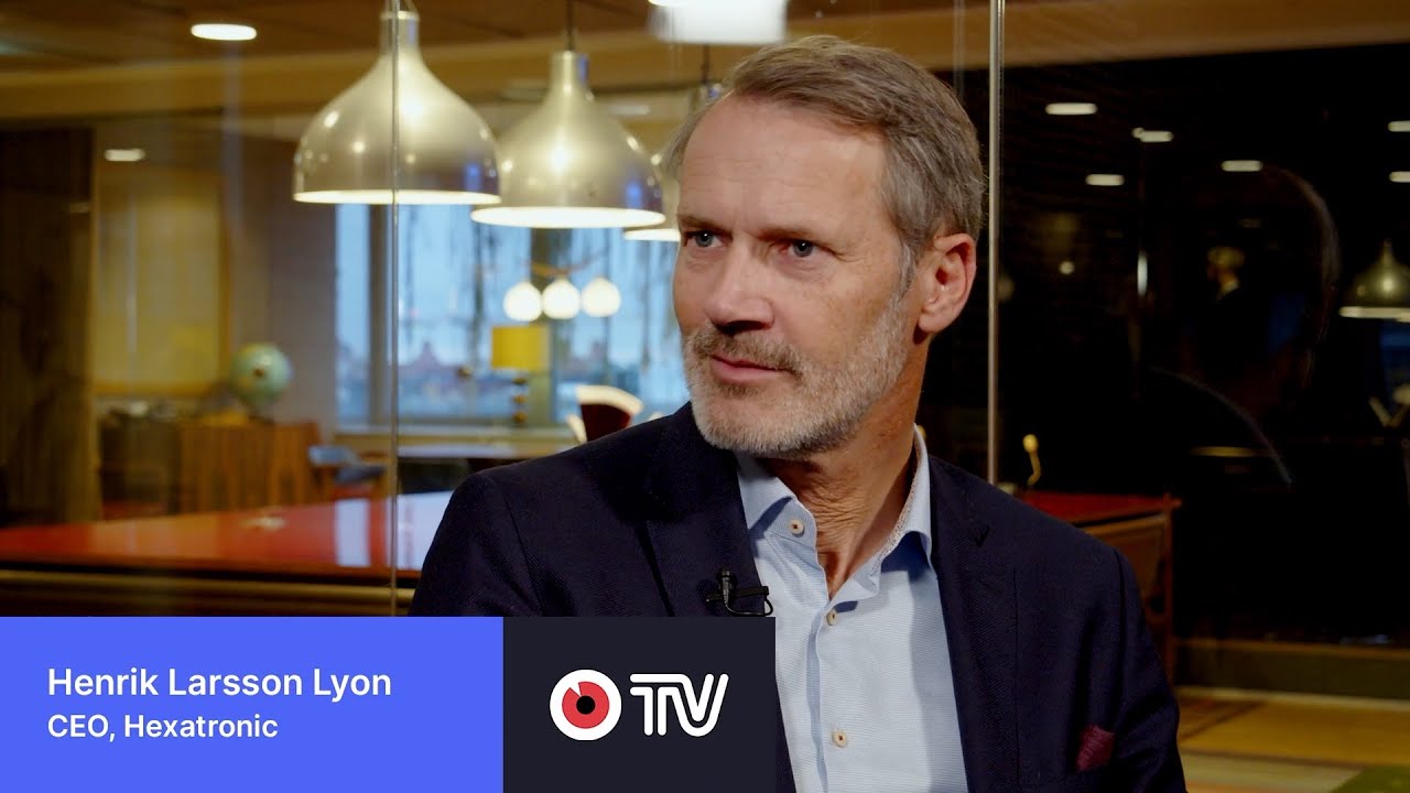 Hexatronic Group's CEO Henrik Larsson Lyon in an interview about the Interim report Q3, 2024