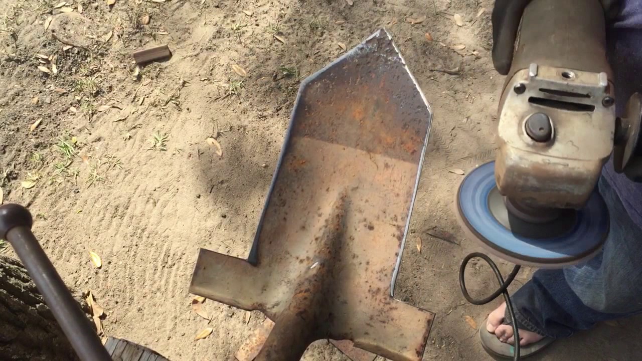 Making a metal detecting digging shovel!