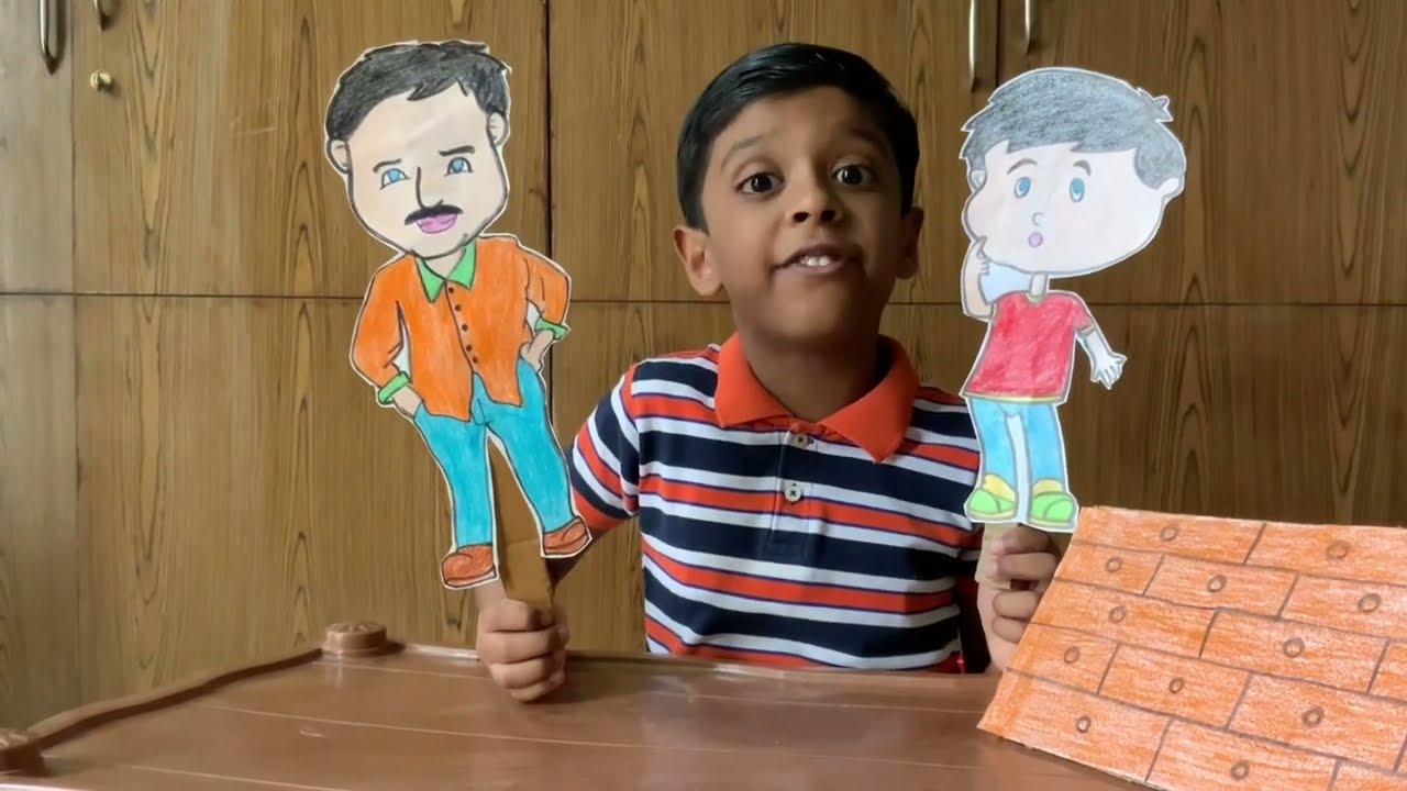 Storytelling with props l Controlling Anger l moral stories for kids in English