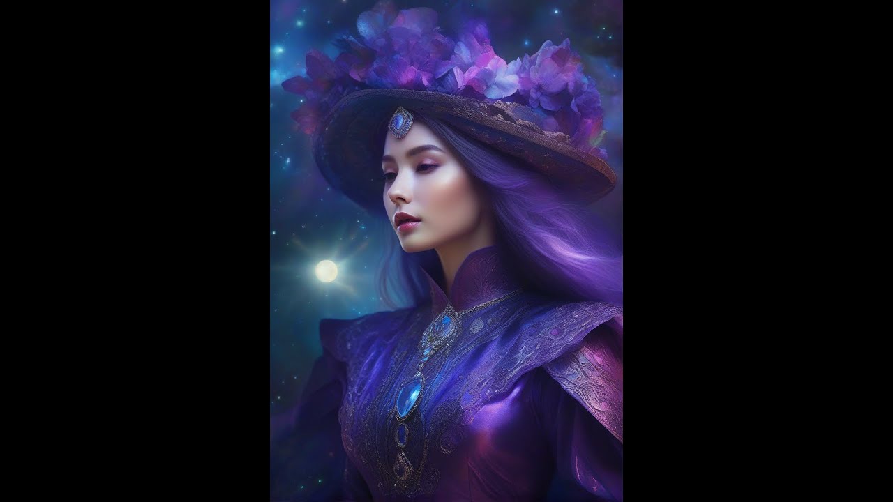 Beautiful Fantasy AI art 365 (Violet Moonstone edition)