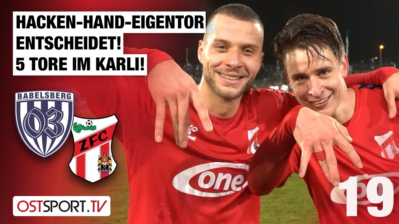 HACKEN-HAND-EIGENTOR entscheidet! 5 TORE im KARLI: Babelsberg - ZFC | Regionalliga Nordost