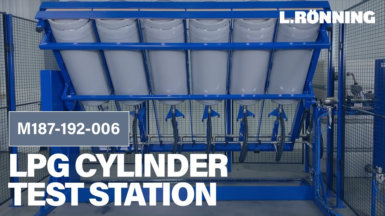 Test Station for LPG Cylinders - Semi Automatic Hydraulic Proof Pressure