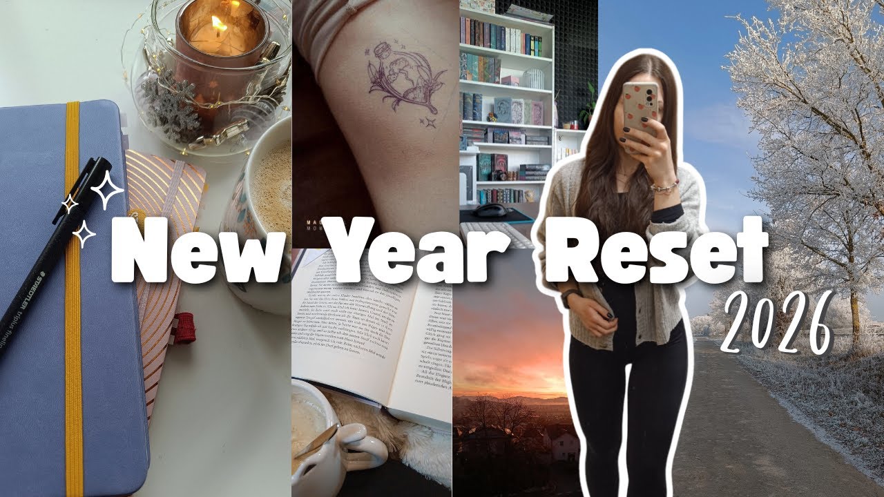 NEW YEAR RESET 2026 | Rückblick 2025, neue Ziele, Cleaning, Ausmisten & Selfcare ✨🎯
