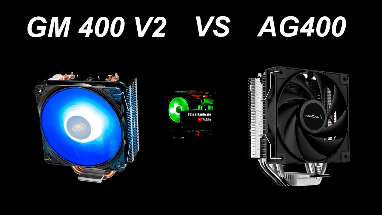 Comparativo : Gammaxx 400 V2 vs AG400 - i5 12600K - Foto e Hardware