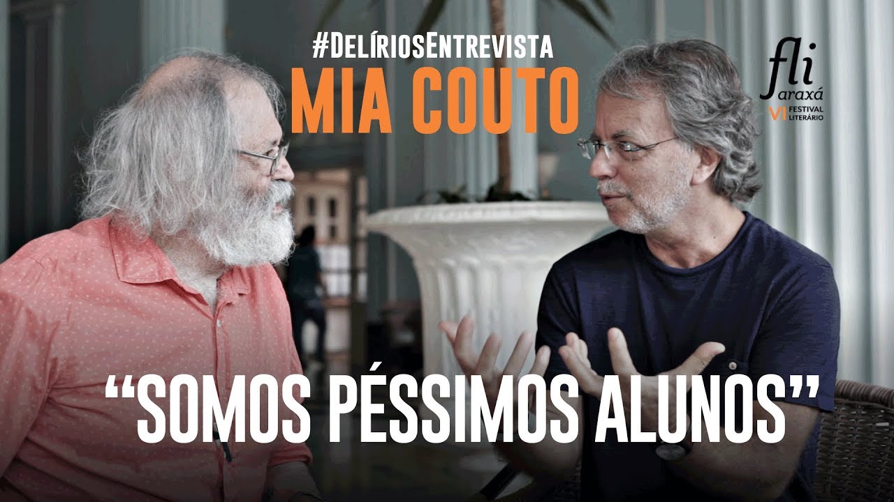 Delírios conversa com Mia Couto na FliAraxá