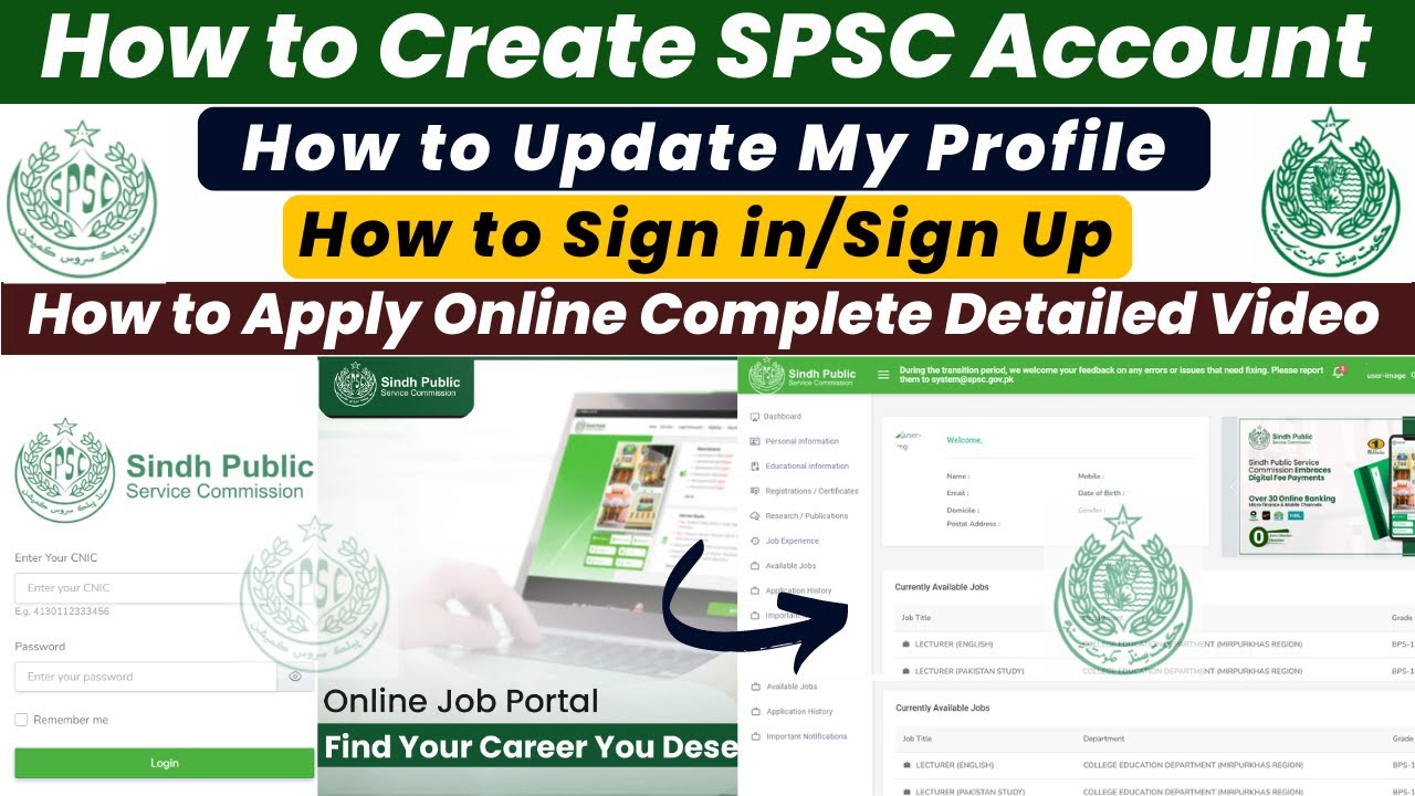 How to Create an SPSC Account on the New Online Job Portal: Step-by-Step Guide!