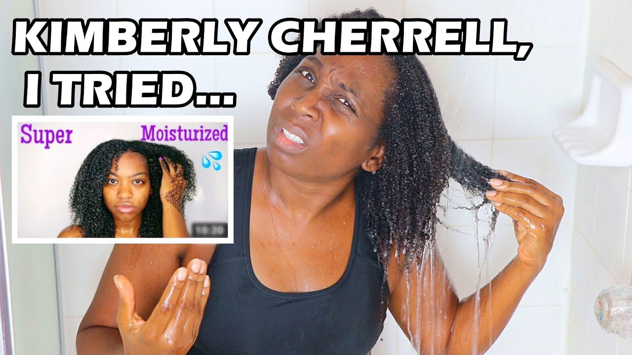 I Tried Kimberly Cherrell Wash Day Routine for MOISTURE!!! Low Porosity, Med Density Type 4 Hair