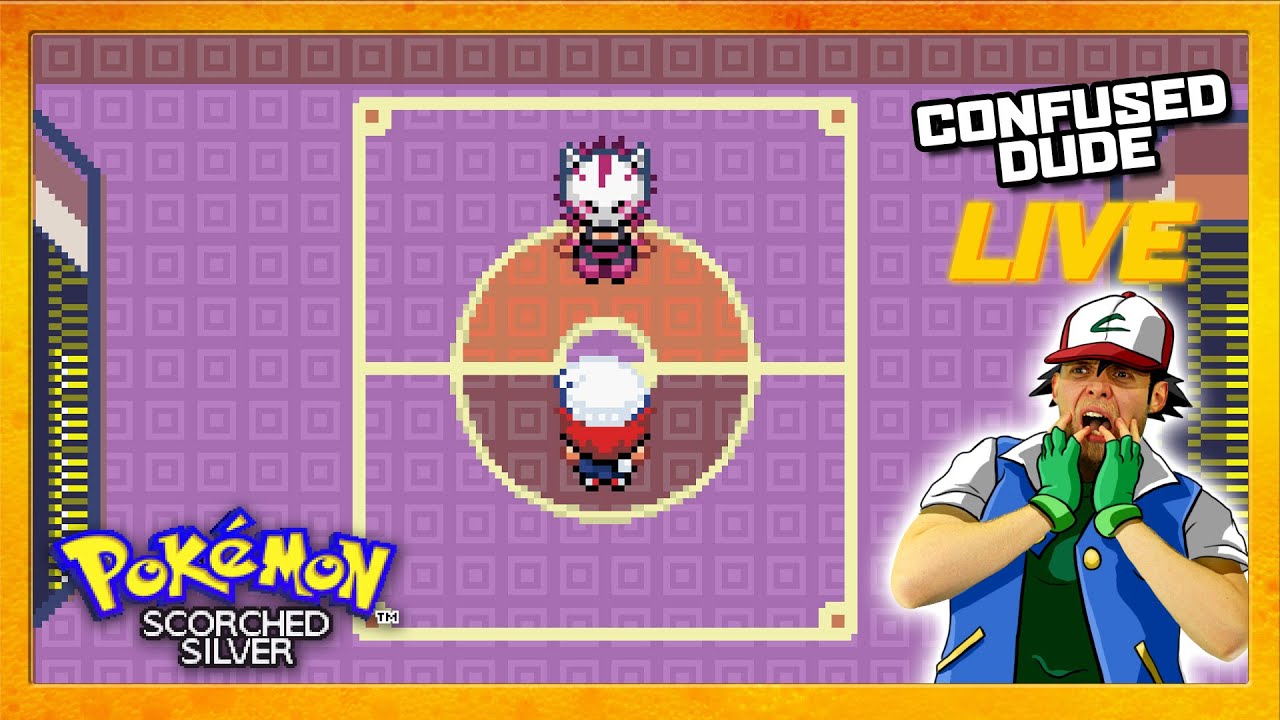 THE ELITE FOUR - Pokémon Scorched Silver [Part 13] | Confused_Dude Live!