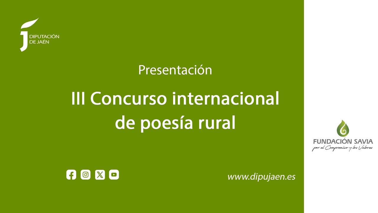 III Concurso internacional de poesía rural