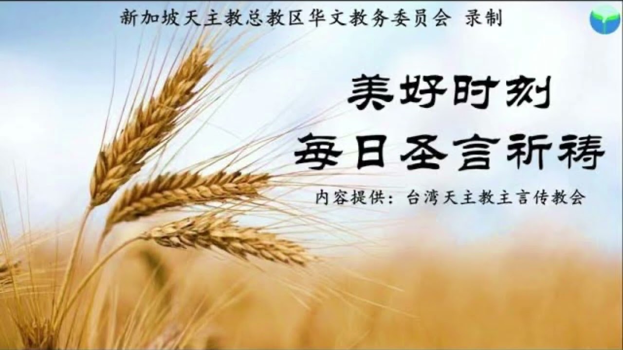 《美好时刻 - 每日圣言祈祷》2026年1月28日(点击caption来观看字幕)