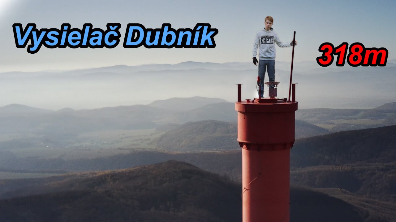1. Najvyššia stavba na Slovensku - vysielač Dubník 318m