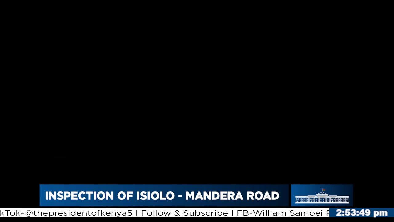 Inspection of Isiolo - Mandera Road