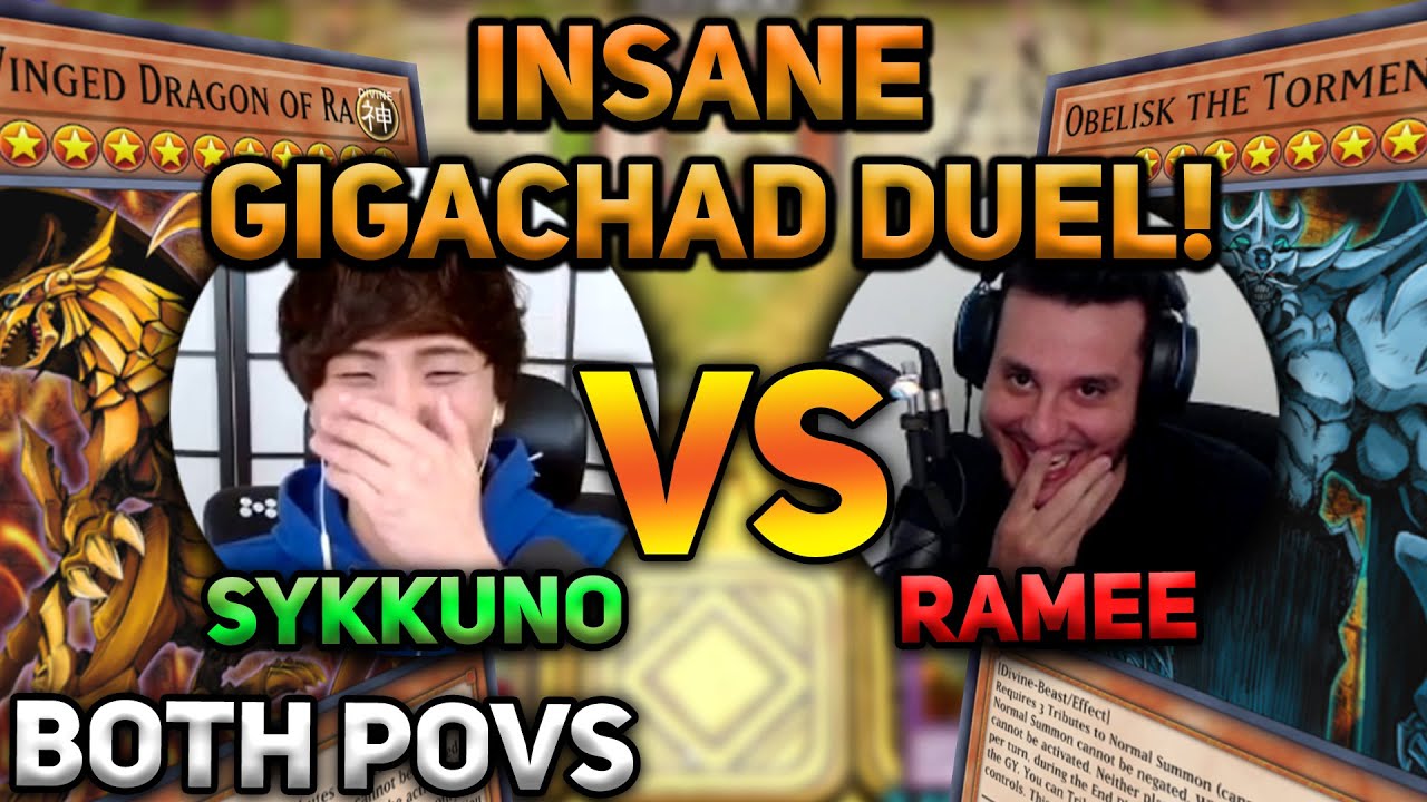 Sykkuno VS Ramee's INTENSE GOD CARD BATTLES | Yu-Gi-Oh! Master Duel