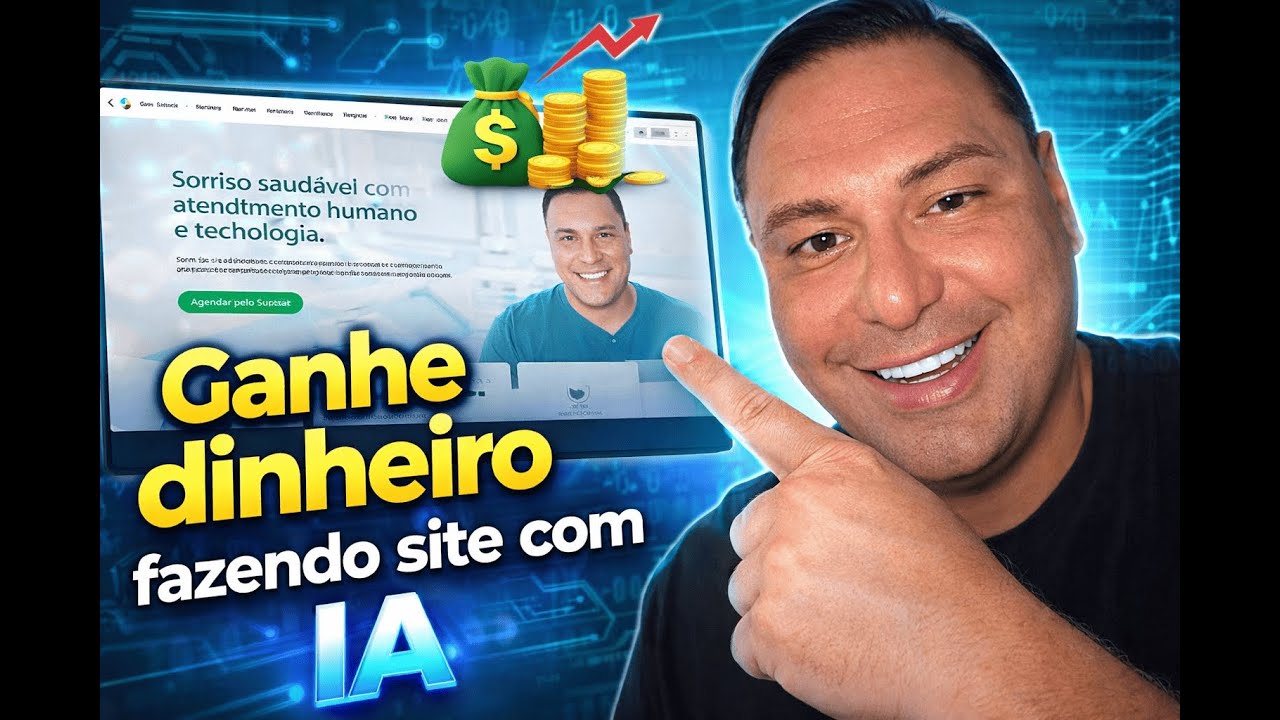 Criei um site profissional com IA e você pode vender também