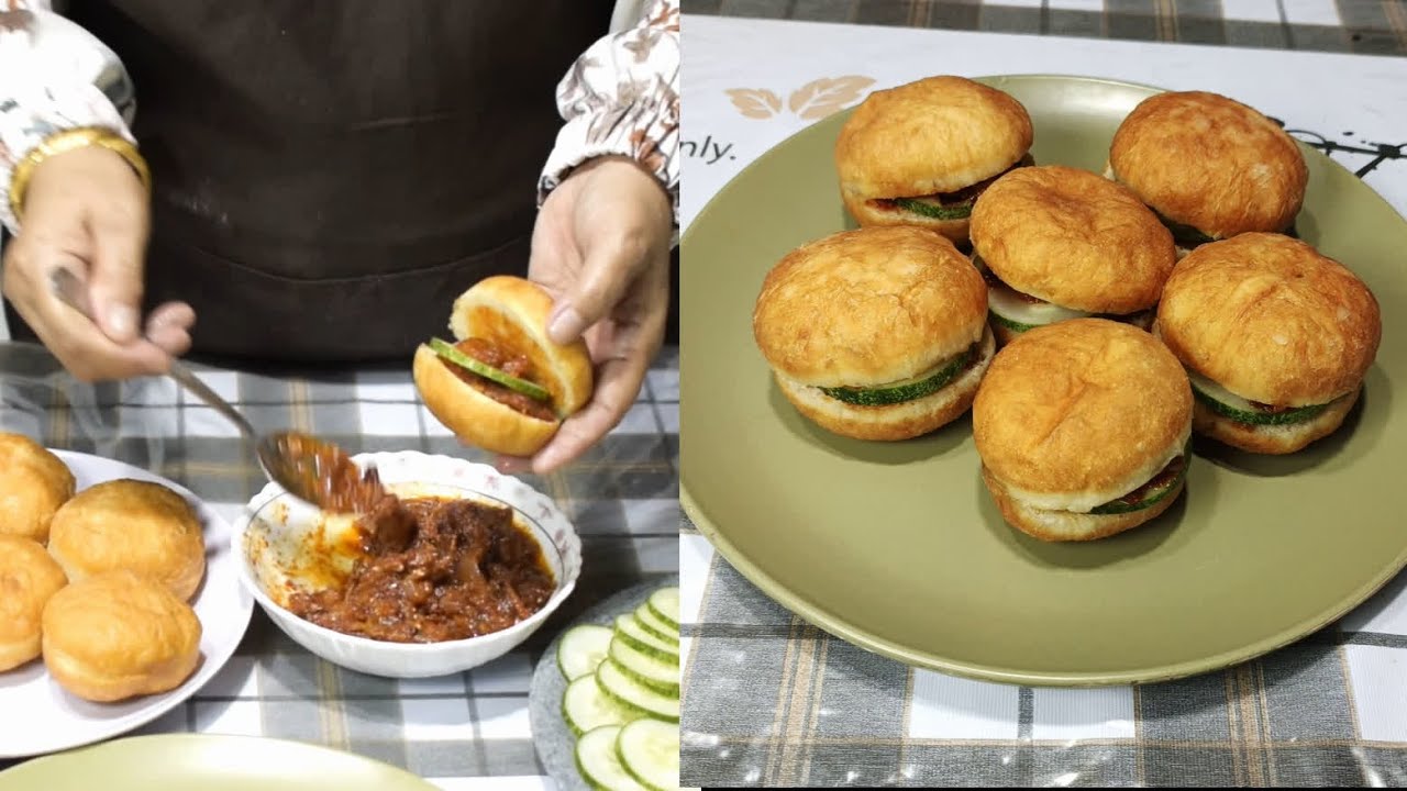 Cara dan Resepi Burger Malaysia atau Pau Sambal Ikan Bilis