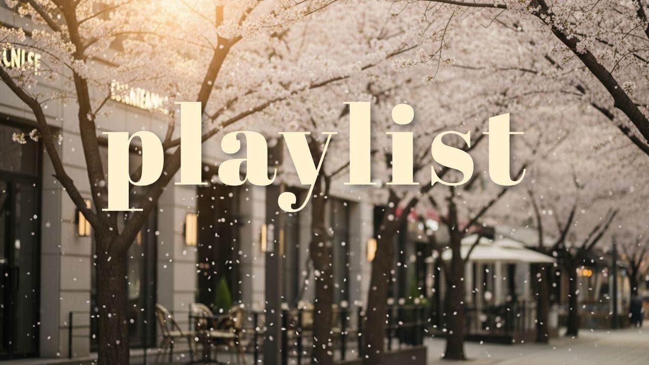 Playlist]🌸흩날리는 꽃잎과 함께 춤추고 싶은 팝송🎵 벚꽃 드라이브 신나는 음악🌸 Easy listening cafe music / Feel Good Cafe Pop☕🌿