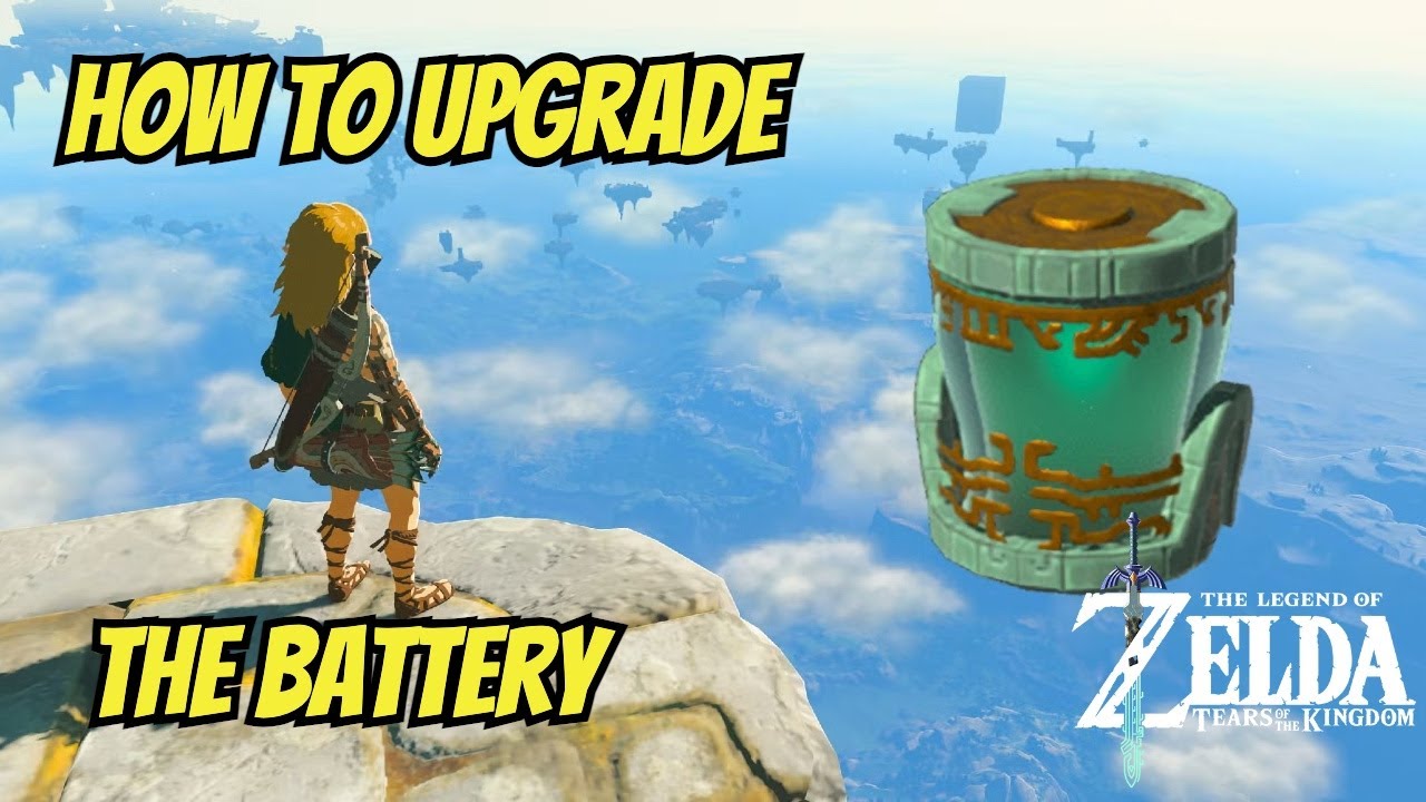 How to upgrade the battery in Zelda Tears Of The Kingdom