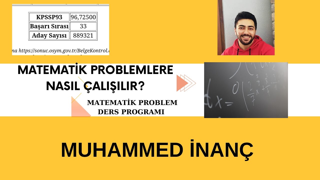 PROBLEMLERE NASIL ÇALIŞILIR? PROBLEM NETLERİ NASIL ARTAR? PROBLEM DERS PROGRAMI #kpss #matematik
