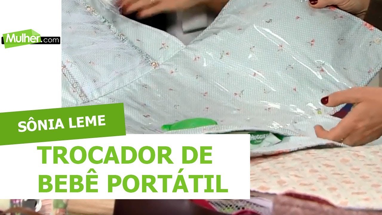 Trocador de bebê portátil – Sônia Leme – 15/06/2018