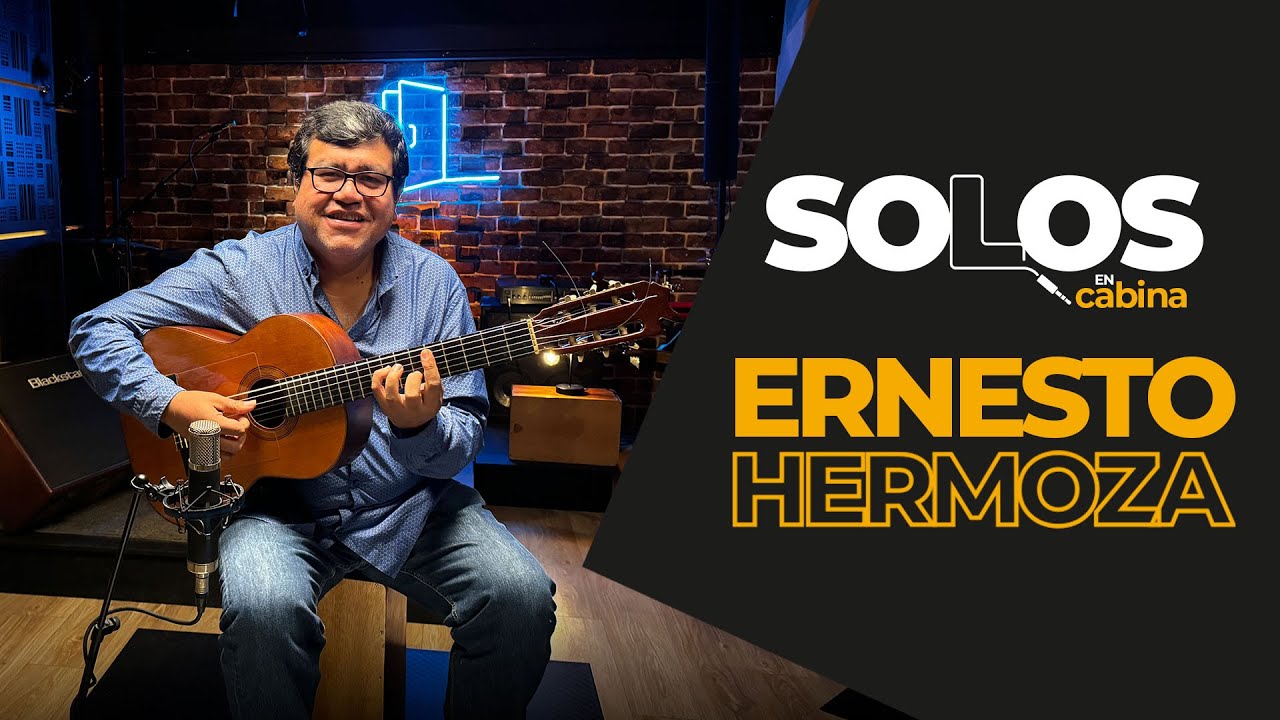 Ernesto Hermoza improvisando en guitarra - Solos en Cabina