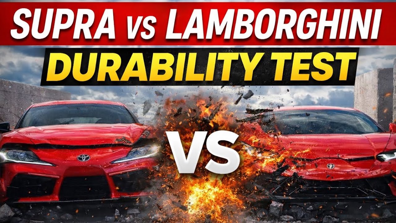 Supra vs Lamborgini -Durability test-BeamNG