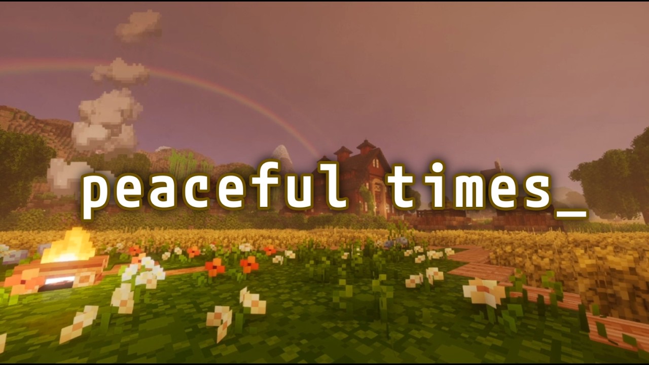 you deserve some rest... (minecraft music w/ fireplace)