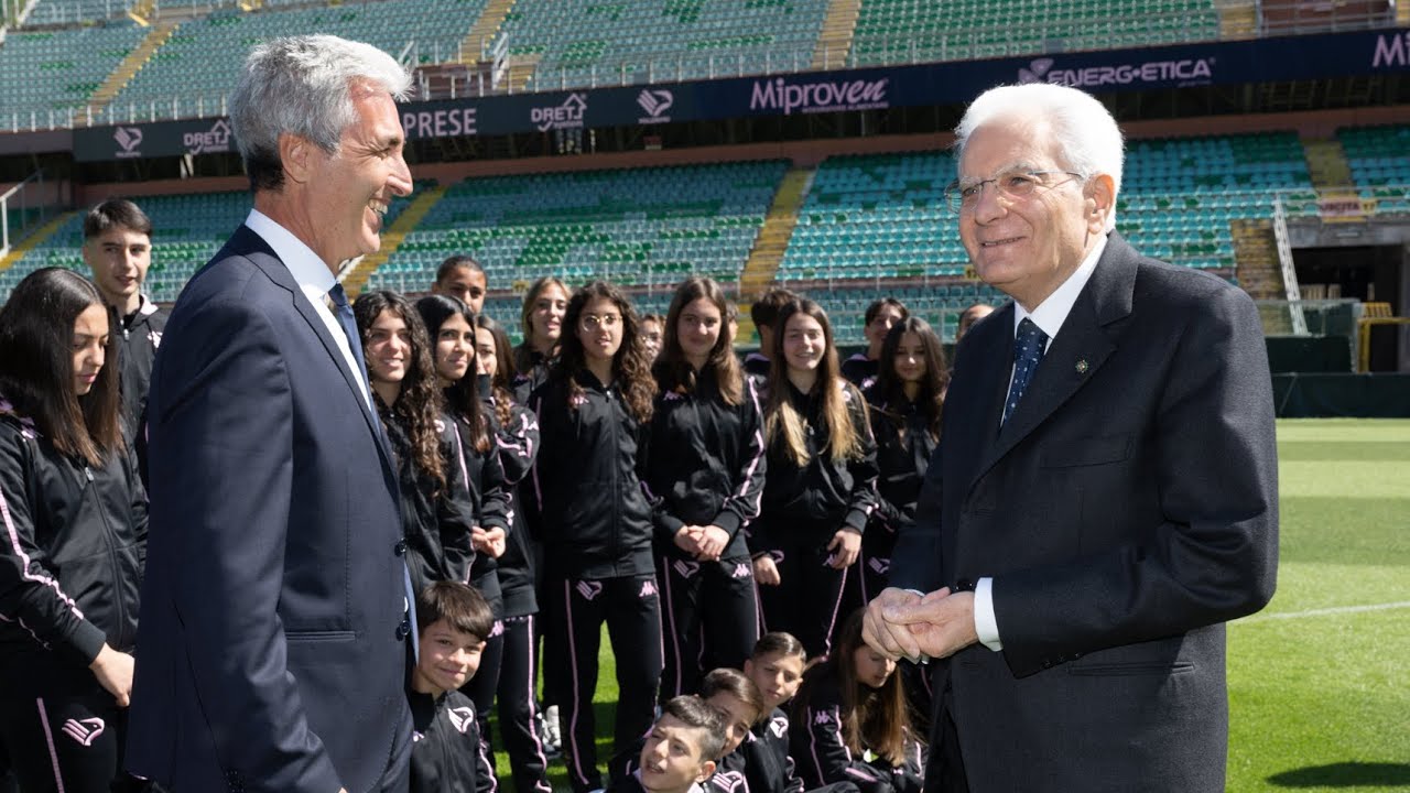 IL PRESIDENTE DELLA REPUBBLICA MATTARELLA VISITA IL BARBERA E IL PALERMO MUSEUM 🇮🇹