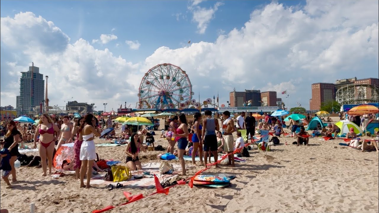 Coney Island Brooklyn New York City Walking Tour Summer 2025 (Beach & Boardwalk)