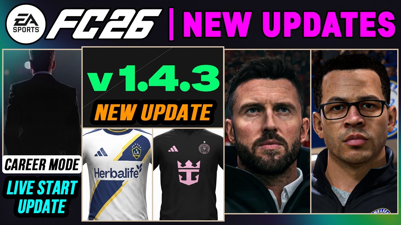EA FC 26 NEWS | NEW CONFIRMED Title Update, Real Faces, Career Mode Updates ✅