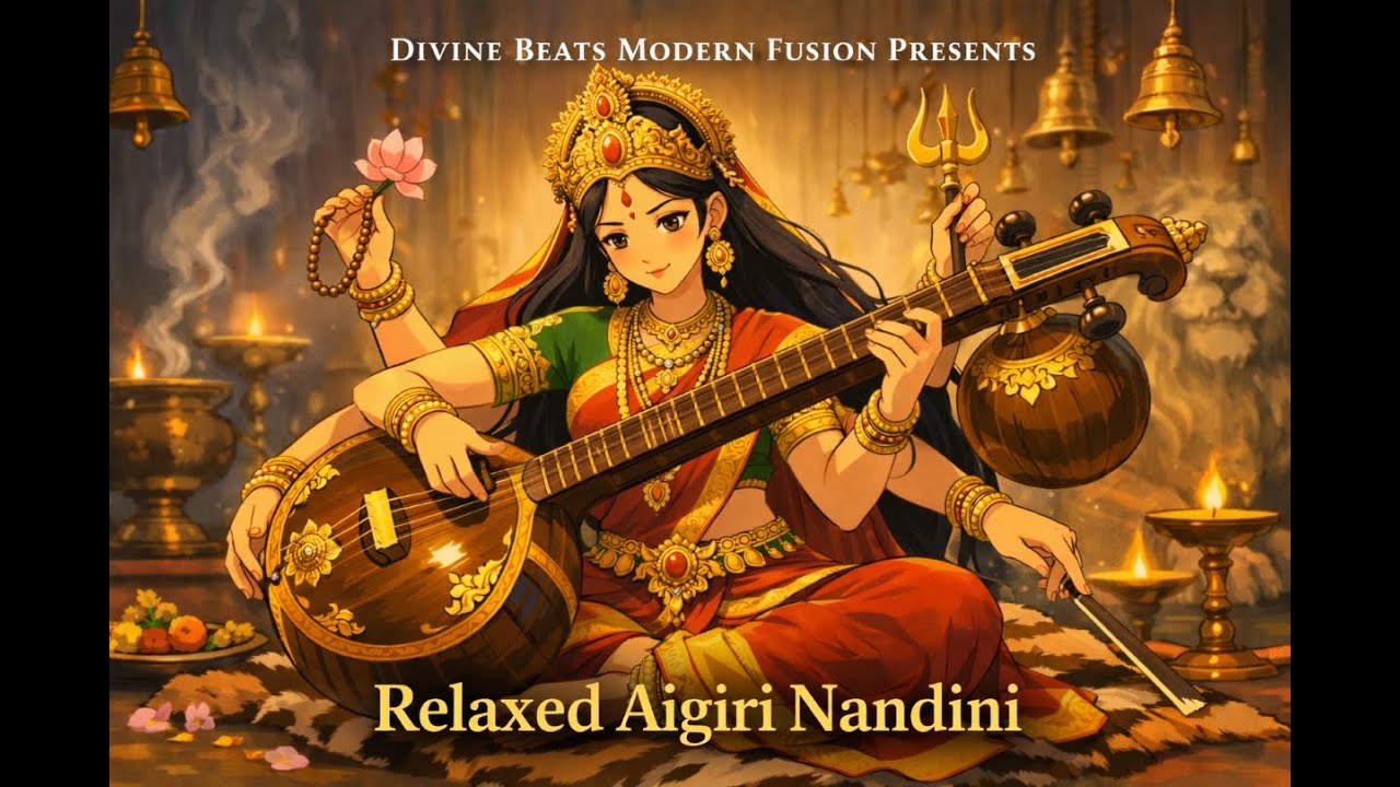 Aigiri Nandini | अयिगिरि नन्दिनि | Modern Fusion Classical Vibes🎸| Relaxed Devi Stotram | 🙏🙏