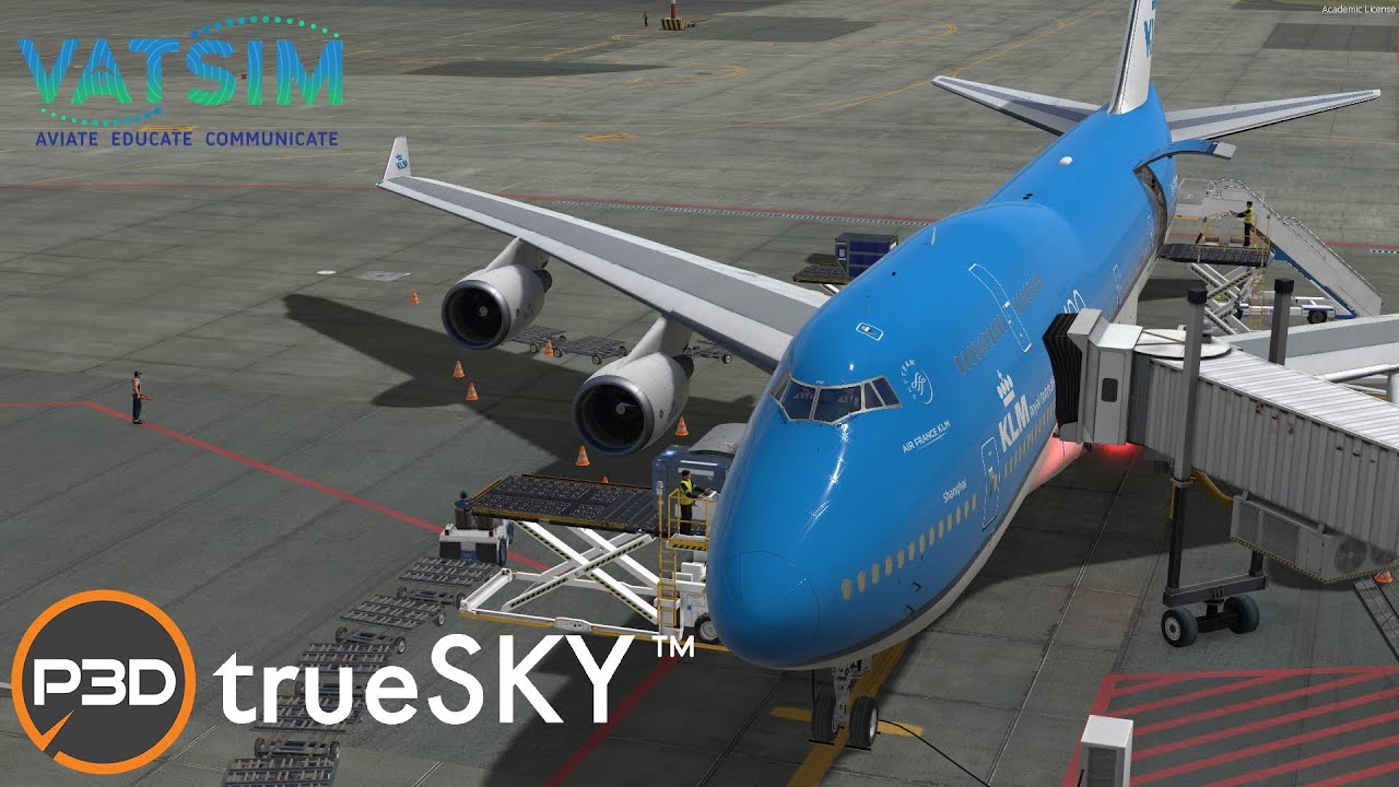 P3D V5 | Amazing flight and landing into St. Maarten | EHAM-TNCM | PMDG 747-400