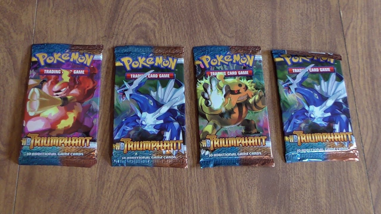 4 Triumphant Booster Pack Opening