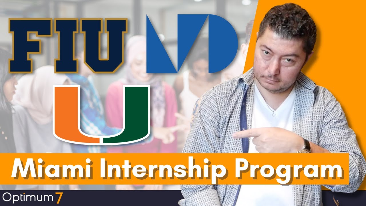 Digital Marketing Internship for FIU, UM, and Miami-Dade Students - Optimum7 Internship Program