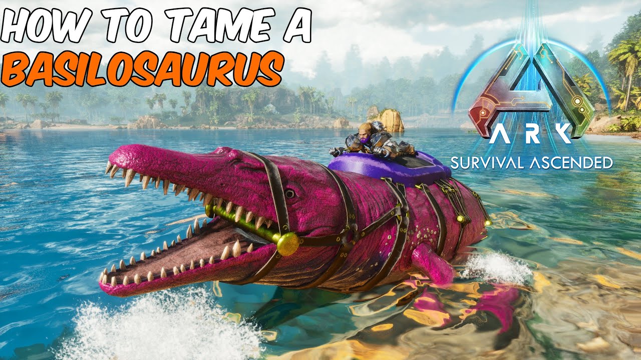 Как приручить базилозавра в ARK Survival Ascended #arksurvivalascended #ark #basilosaurus