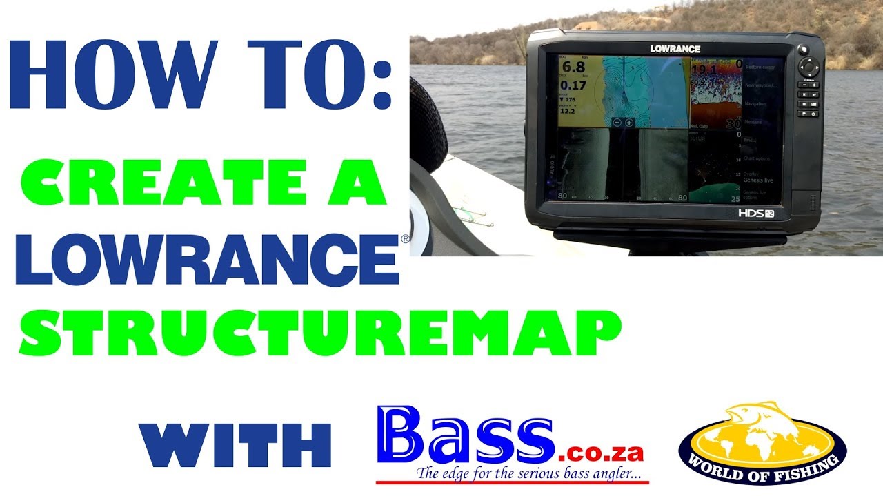 How To Create a StructureMap Mosaic LIVE on a Lowrance Fishfinder