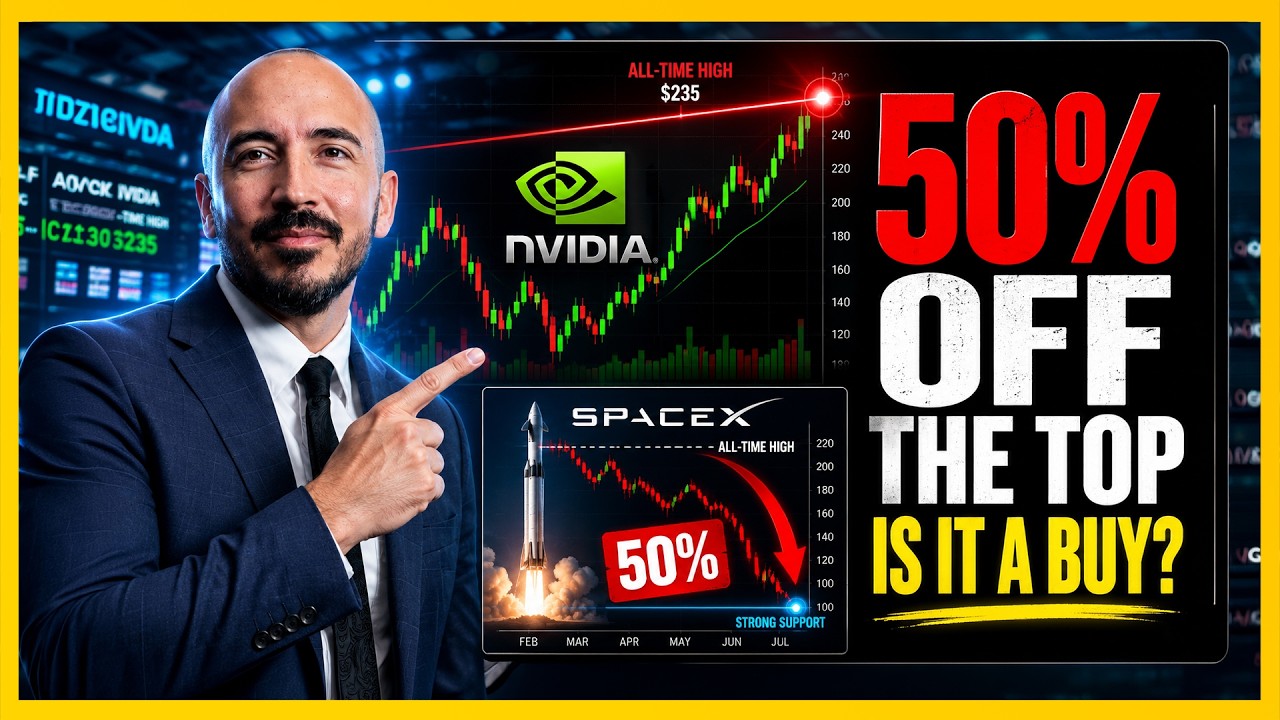 Nvidia Nears Record Highs As SpaceX Hits 50% Off
