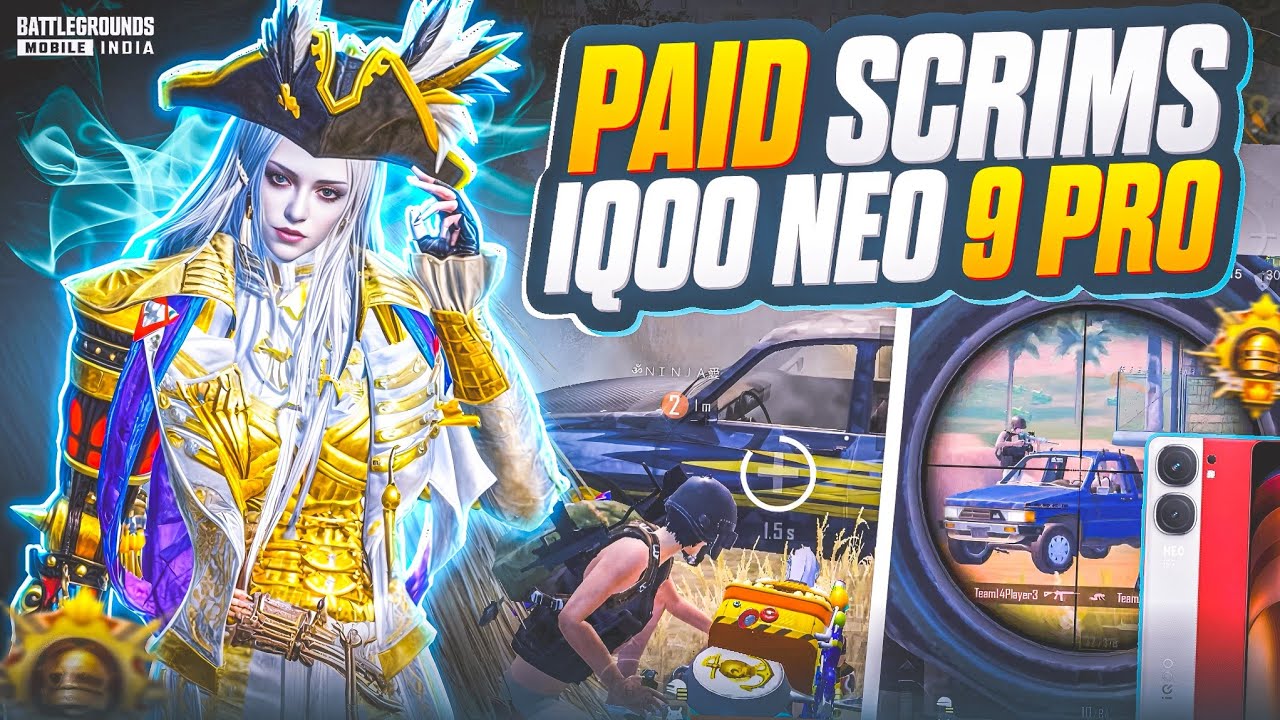 BGMI PAID SCRIMS & COMPETITIVE GAMEPLAY - 3 Match 🔱 IQOO NEO 9 PRO EXTREME+ PUBG / BGMI TEST 2024 ⚡