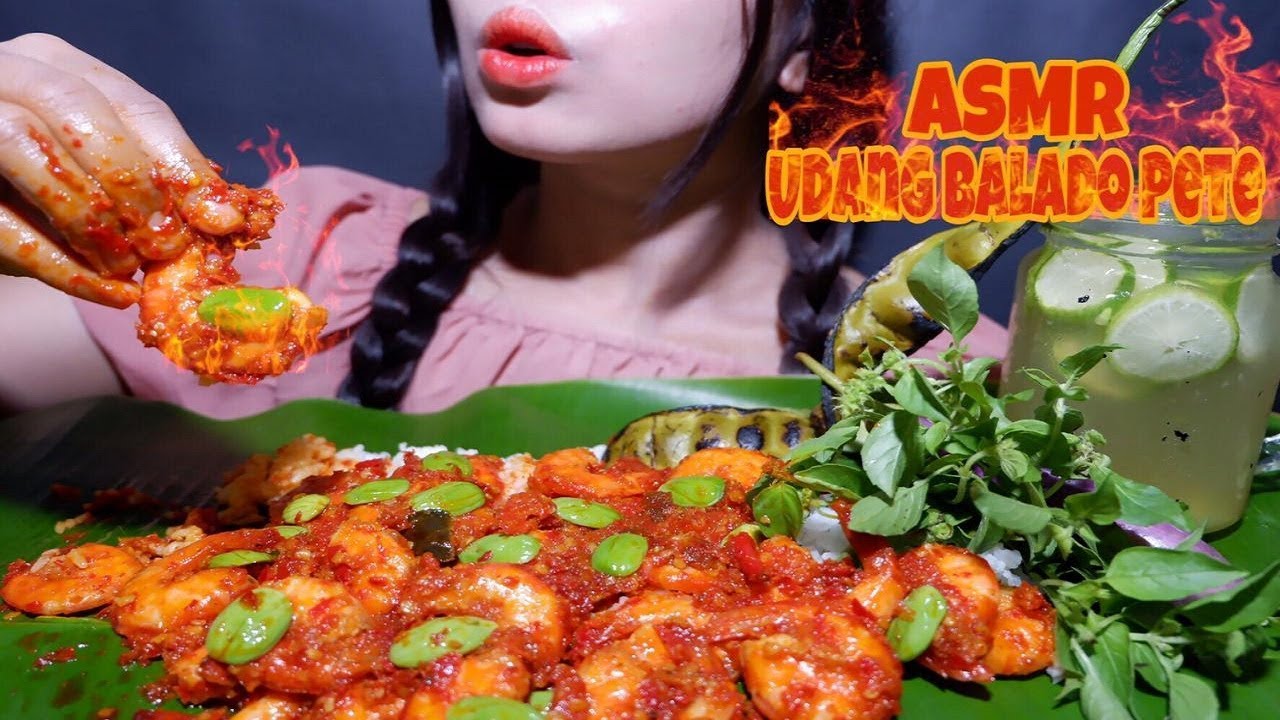 ASMR UDANG BALADO PETE 🔥| Asmr Indonesia | Mukbang #Request