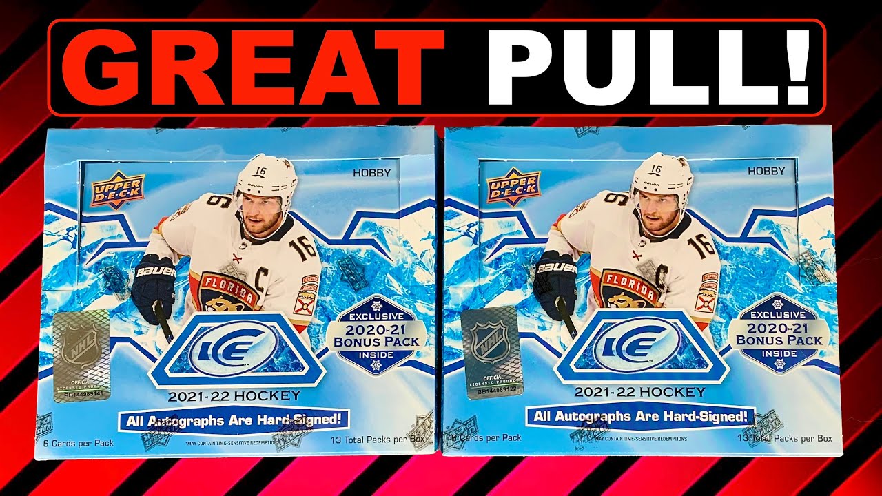 ICE CAN BE THIS GOOD?!? - Opening 2 Boxes of 2021-22 Upper Deck Ice Hockey Hobby