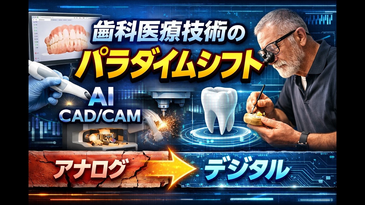 歯科医療はここまで変わった｜AI×CAD/CAMが現場を変えるパラダイムシフト