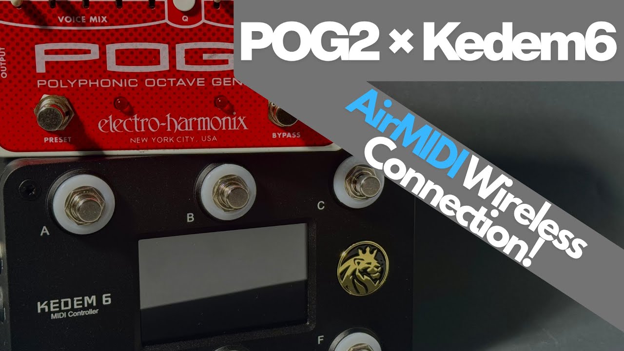[Judahs] Kedem6 Tutorial | POG2 &times; Kedem AirMIDI Wireless Setup (Beginner Tutorial #7)